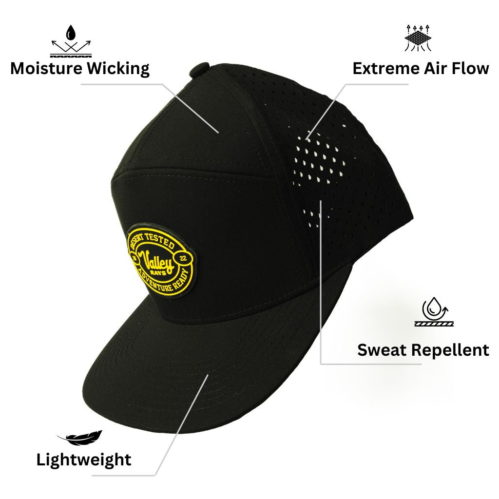 Water Resistant Hat: Water-Repellent material provides protection against rain and moisture, keeping the head dry in wet conditions.